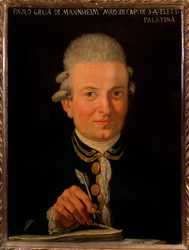 Portrait of Italian composer Paolo Grua (1754-1833)