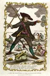 Portrait of the French brigand Louis Mandrin