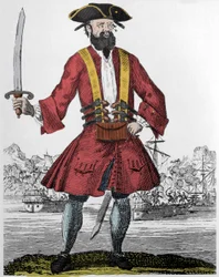 Portrait of the Pirate Edward Teach (Blackbeard)