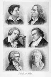 Portraits of Friedrich von Schiller (1759 - 1805)