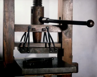 Press by Johannes Gensfleisch Gutenberg (1400-1468)