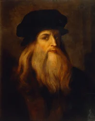Presumed self-portrait by Leonardo da Vinci (1452-1519)