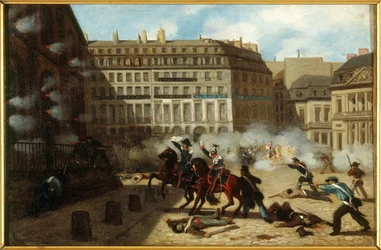 Capture of the Water Tower, Place du Palais-Royal, February 24