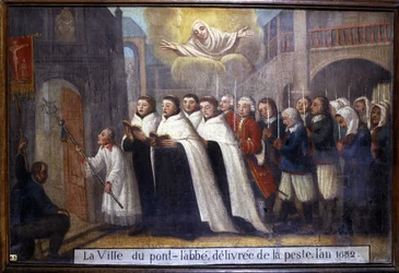 Procession commemorating the town of Pont-l