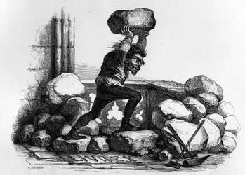 Quasimodo in Notre Dame de Paris by V. Hugo
