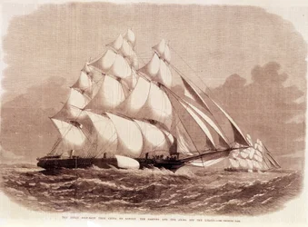 Regatta Between the Ariel and Taeping Clippers in 1866