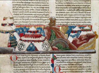 Representation of Julius Caesar Sitting Near His Military Camp (Detail)