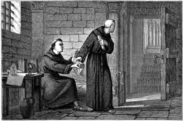 Roger Bacon in His Cell in Paris