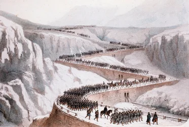 Second Italian War of Independence: The Passage of Moncenisio by the French Army