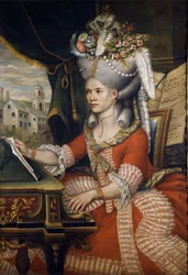 Singer Therese (Teresa) Lanti, mistress of Casanova. Anonymous. Scala Museum, Milan.