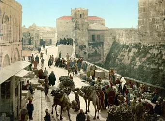 Street of the Tower of David, the Bazaar, Jerusalem