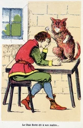 Tale of the Boot Cat: The Boot Cat says to his master...