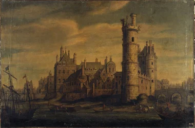 The Tower and Gate of Nesle, Hôtel de Nevers, circa 1650