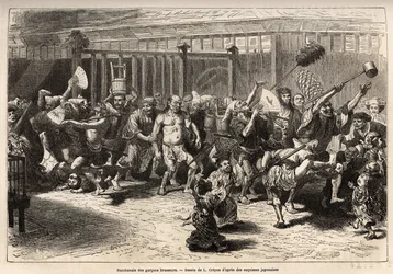 The bacchanal of the brewers, on New Year