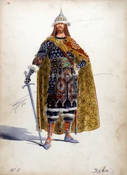The character of Prince Igor for the opera of the same name by Alexander Borodine created between 1869 and 1886