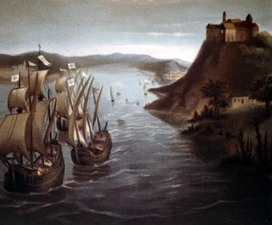 The Departure of Christopher Columbus from Palos