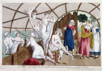 The economic bath of the incredible (15 cents), rue de la tannerie, early 19th century, Carnavalet