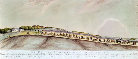 The Funeral Convoy from Bonaparte to St. Helene, 1821