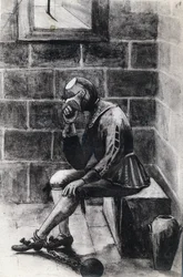 The man with the iron mask prisoner of state interned at the prison of the Holy Isle Margarita.