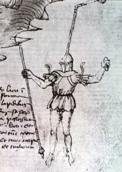 The scaphandler imagined by Mariano di Lacopo, called Il Taccola in the 15th century