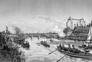 The school regattas of Joinville le Pont