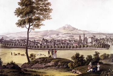 The town of Toeplitz (Toplitz) in Bohemia at the end of the 18th century