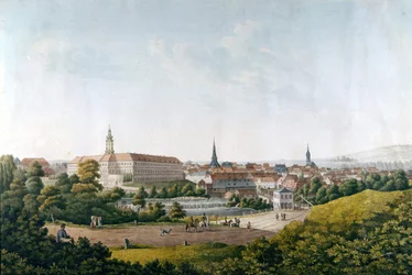 The town of Weimar at the end of the 18th century
