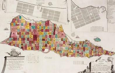 Reliable Map of the Island of St. Croix in America, Copenhagen, 1754