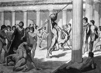 Training of Young Greek Athletes for Panathenaic Games