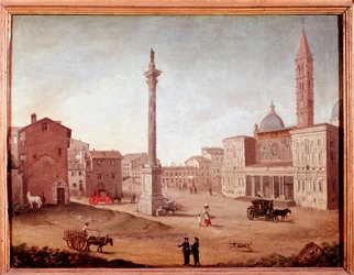 View of the Basilica of Santa Maria Maggiore in Rome