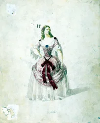 Violetta costume for the opera 