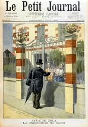 Zola Case - Service of Judgment. Cover Le Petit Journal, 7/8/1898