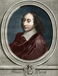Portrait of Blaise Pascal (1623-1662), French physicist, mathematician and writer.