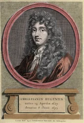 Portrait of Christiaan Huygens, Dutch physicist and mathematician