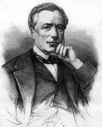Portrait of Xavier Marmier (1809-1892), French writer.