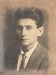 Portrait Photograph of Franz Kafka, Bust Length