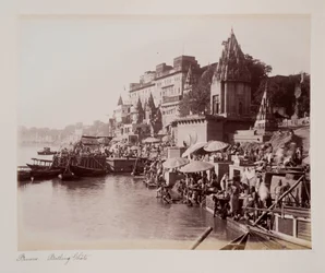 Benares Bathing Ghats, c.1885