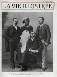 Ferdinand de Behagle (French explorer) Head of the Mission and his lieutenants