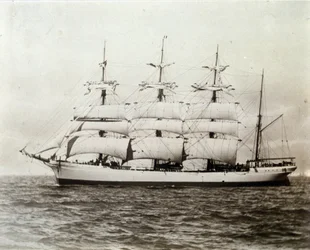 French Sailboat Emile Renouf off Le Havre 02/07/1897 Photography