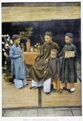 Governor Dao Tan and His Children, c. 1895, 