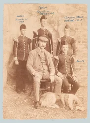 Group Portrait of William Carter with His Sons
