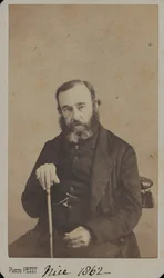 Lieutenant-General Sir James Outram in civilian clothes, Nice, 1862