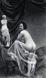 Naked Woman Posing Back (c.1855, Anonymous Photography)