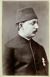 Ottoman Empire: Portrait of Sultan Murad V (1840-1904). Photography. 1876 Ankara, Turkish Historical Society Turkey