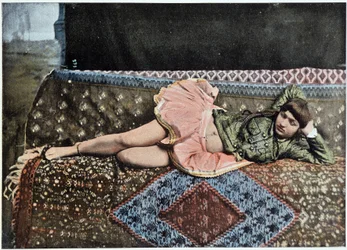 Persian in a harem of Tehran