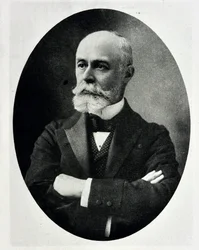 Portrait of Antoine Henri Becquerel, English physicist, Nobel laureate (1852-1908)