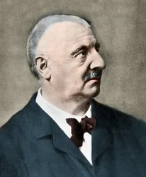 Portrait of Anton Bruckner, Austrian Composer