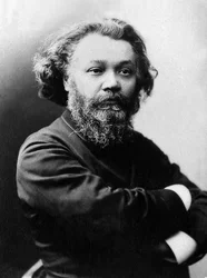 Portrait of Clovis Hugues (1851-1907), French poet and politician