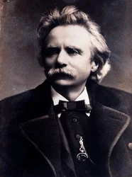 Portrait of Edvard Grieg (1843-1907) Norwegian composer
