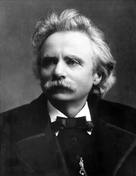 Portrait of Edvard Grieg (1843 - 1907) Norwegian composer